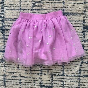 Disney x Jumping Beans Mickey and Minnie Purple Tulle Skirt Size 3T